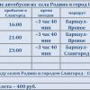Расписание автобусов Родино Славгород